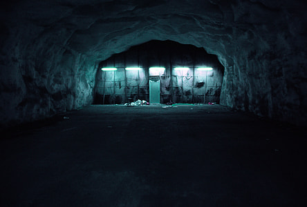 five, pendant, lamp, cave, bunker, dark thumbnail