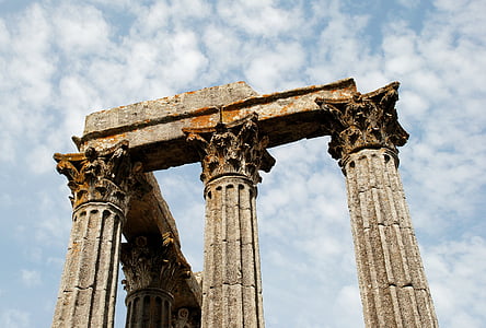 white concrete pedestal columns thumbnail