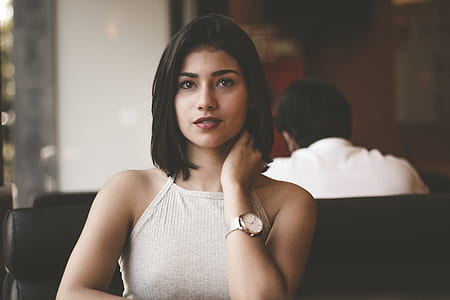 woman wearing halter-top thumbnail