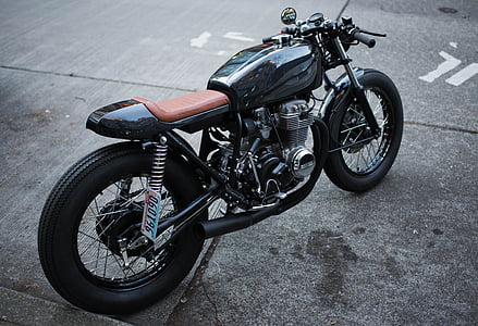 black and grey motorcycle thumbnail