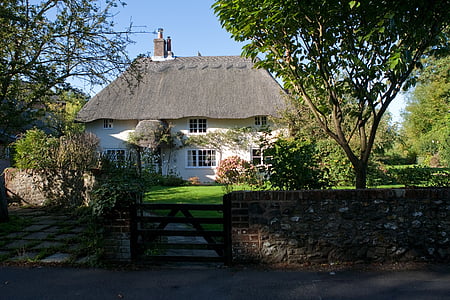 white and brown house thumbnail