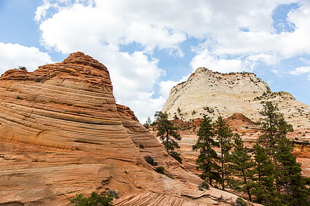 mountain beside trees thumbnail