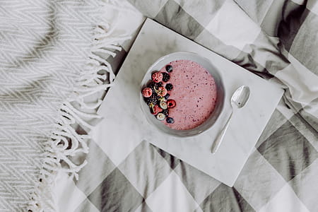 Bowl with yoghurt, gingerbread and fruit thumbnail