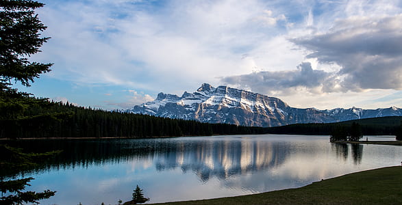paronamic photography of mountain reflecting on body of water thumbnail