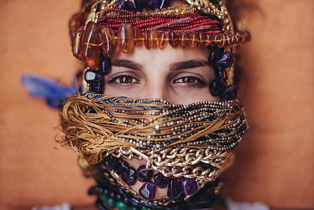 person covered with accessory on face thumbnail