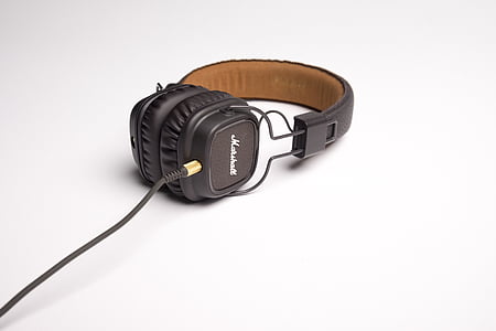 black corded headphones thumbnail