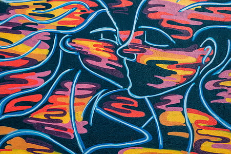 two person kissing artwork thumbnail