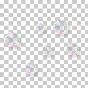 Soap bubble Foam, Free to pull the transparent soap bubbles, bubbles with iridescent colors PNG clipart