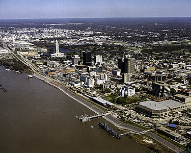 Baton Rouge waterfront landscape, Louisiana thumbnail
