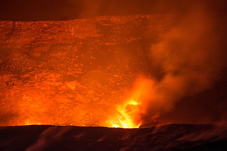 photo of mountain spitting lava thumbnail