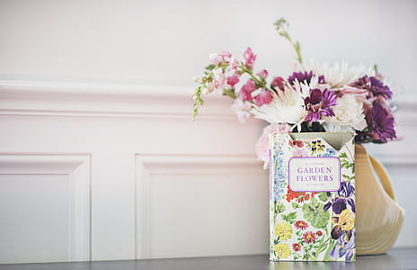 photo of Garden Flowers box near bouquet of flowers thumbnail