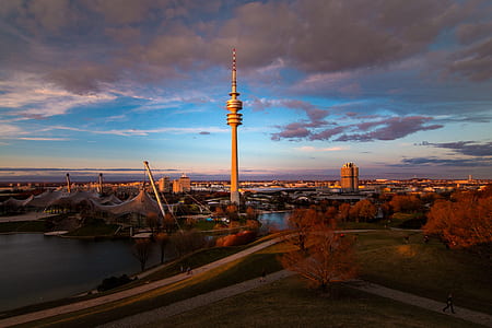 City With Tower Landscape thumbnail