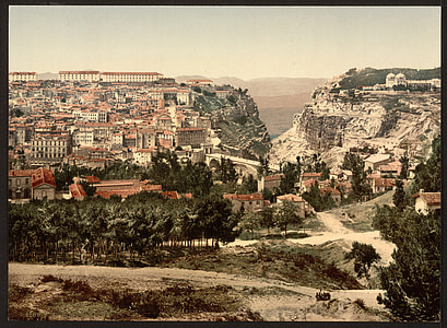 Landscape and city view of Constantine, Algeria 1899 thumbnail