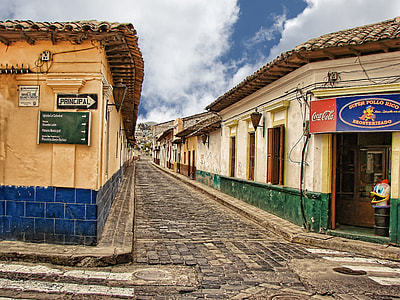 landscape photography of 1-storey structures thumbnail