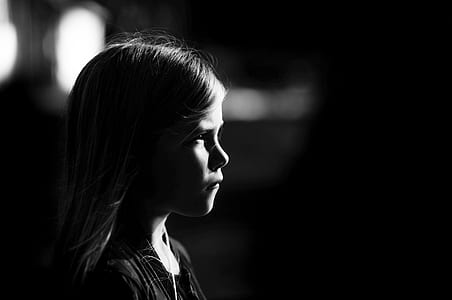 light, black-and-white, person, dark thumbnail