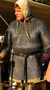 man wearing chainmail armor thumbnail
