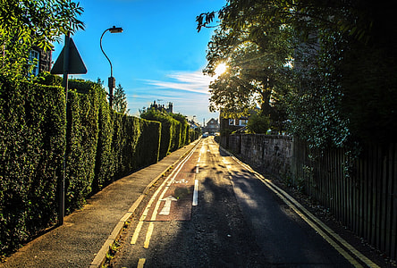 gray asphalt road thumbnail