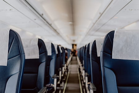 Interior of the passenger airplane thumbnail