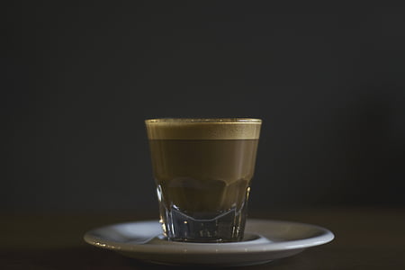chocolate drink inside drinking glass thumbnail