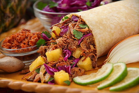 rolled meat on focus photo thumbnail