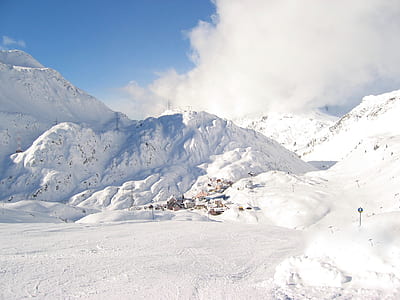 landscape photo of snow covered mountain thumbnail