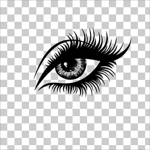 Eyelash extensions Artificial hair integrations , eye, eye illustration PNG clipart