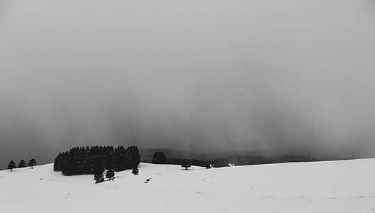snow mountain cover with fog thumbnail