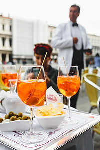 Aperol Spritz is a cocktail consisting of prosecco, aperitif and soda water thumbnail