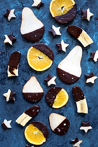 slice fruit with chocolate decor thumbnail