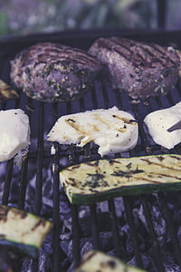assorted breads on black grill thumbnail