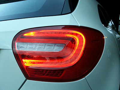 white car taillight thumbnail