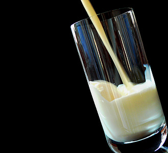 clear glass bottle with milk thumbnail