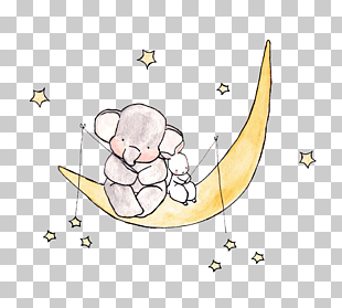 Elephant Room Nursery Child, The Elephant and the White Rabbit, elephant and bunny illustration PNG clipart