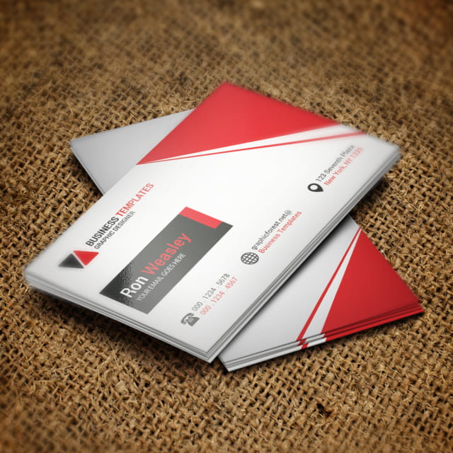 business card psd template psd file