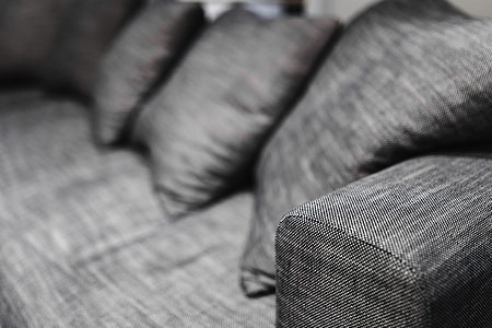 Beds with pillows on a designer exhibition thumbnail