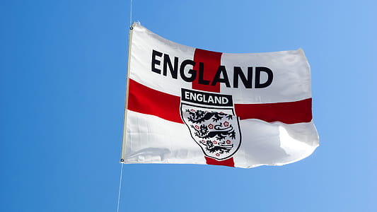 England flag under clear sky thumbnail