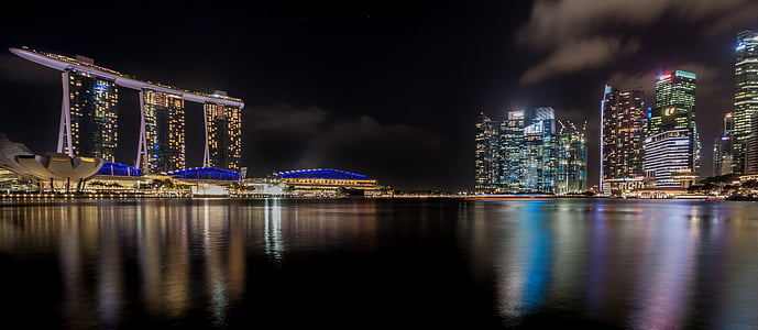 city nights buildings thumbnail