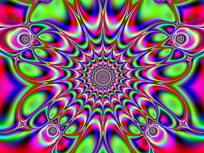 Fractal-based starburst background design thumbnail