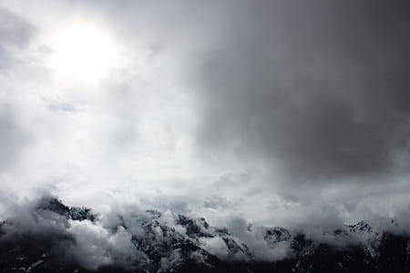 white and gray cloudy clouds thumbnail