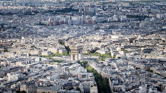 high-angle photography of city at daytime thumbnail