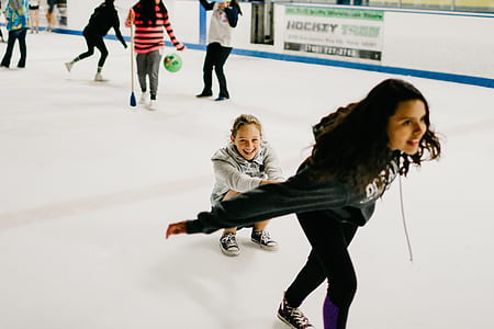 woman pulling another woman at wrink thumbnail