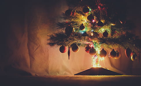 Christmas tree with baubles thumbnail