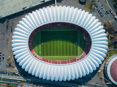 aerial photography of stadium thumbnail