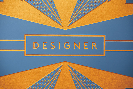 brown and blue designer wallpaper thumbnail