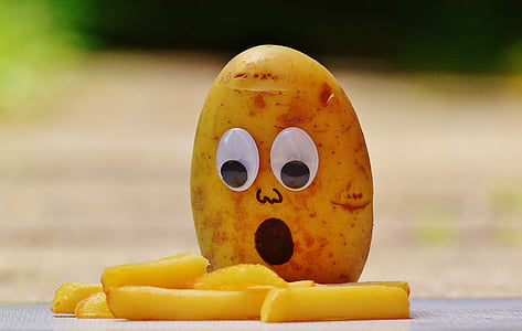 potato with googly eyes and French fries thumbnail