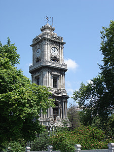 Dolmabahçe Clock Tower in Istanbul, Turkey thumbnail