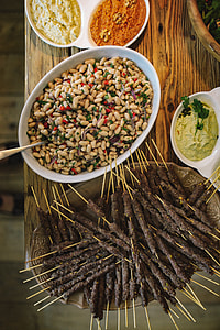 Table with Lebanese Food thumbnail