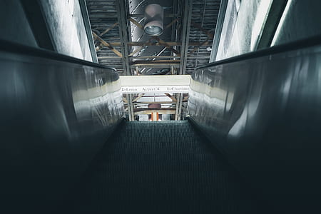 closeup photo of escalator thumbnail