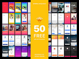 Collection of 50 Sign Up Views sketch file sketch file