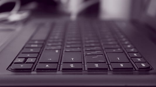 Selective Blur of Black Computer Keys thumbnail